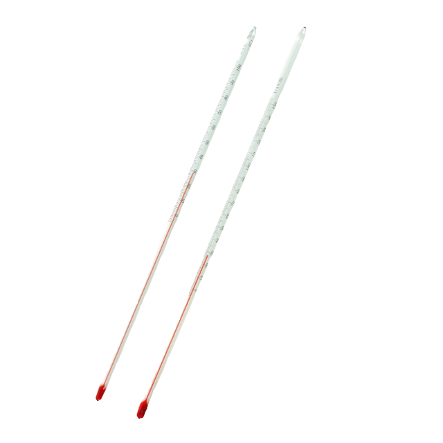 Hongshui high-precision thermometer high temperature and high accuracy 0.1 glass mercury temperature meter for industrial chemical laboratory