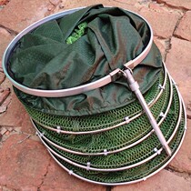 Sanxin fishing gear Direct Sales Store special fish protection coating anti-hanging competitive fish net bag clearance folding fishing net nylon