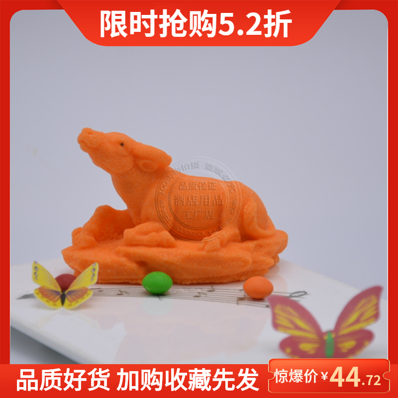 12 zodiac salt carving mold Silicone cow model butter silicone model salt carving ornaments plate decoration Foss salt carving kitchen