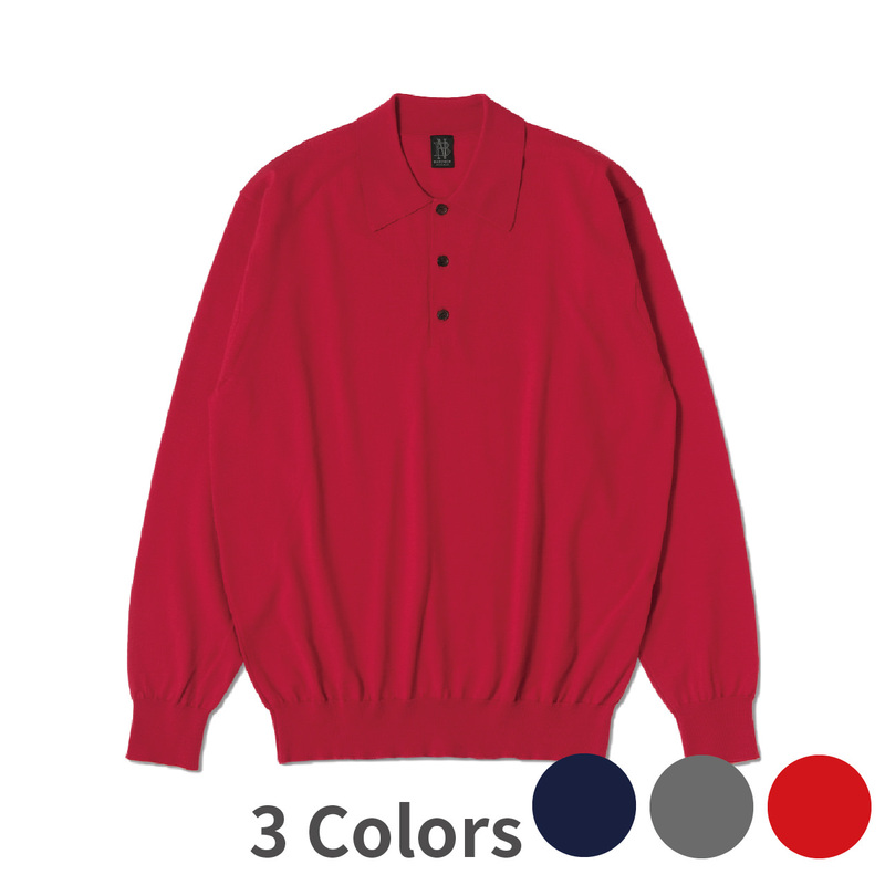 Field Notes | (Japan) Batoner Ultra-Fine Merino Wool Polo Knitwear Field Notes | (Japan) Batoner Ultra-Fine Merino Wool Polo Knitwear