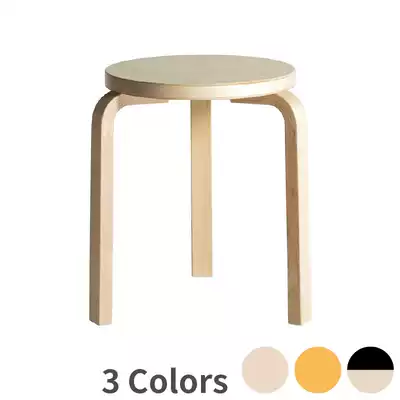 fieldnotes) (Finland) ARTEK STOOL 60 round STOOL birch honey