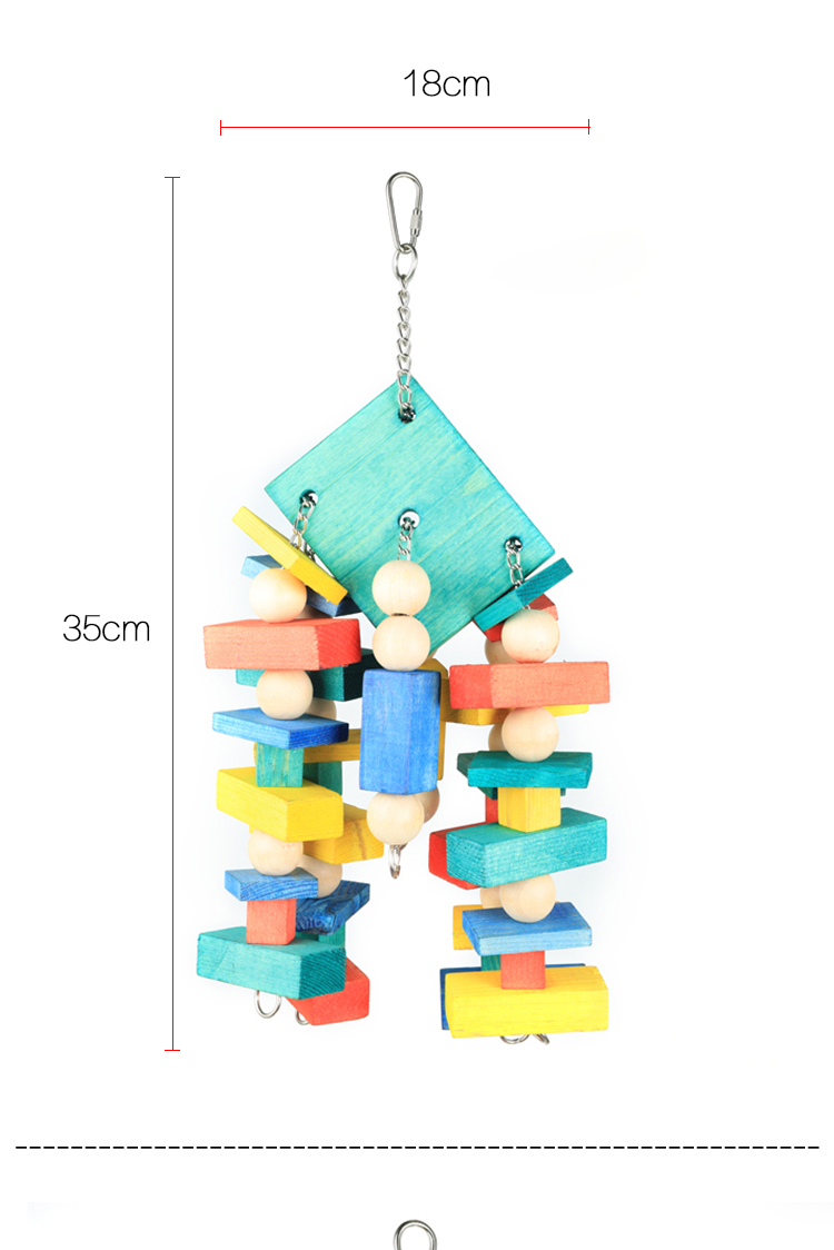 Parrot toy chim đồ chơi cắn răng hàm vàng mặt trời monk macaw đồ chơi chim lồng phụ kiện mặt dây chuyền - Chim & Chăm sóc chim Supplies phu kien long chim