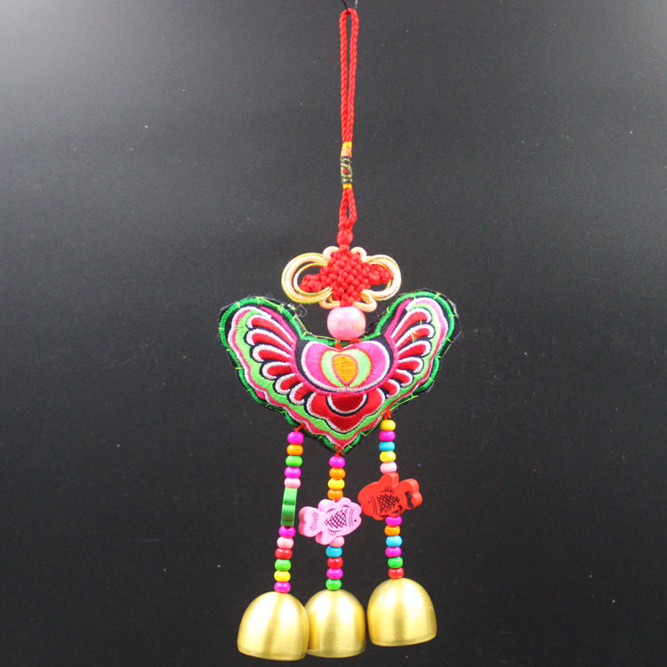 Yunnan Featured National Features Embroidery Hangpin Birthday Gift Featured Features Bedroom Bell