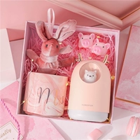 Белый брелок, открытка, измерение температуры, антистресс