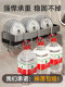 Bathroom Storage Rack, No-Drill Wall-Mounted Organizer for Toiletries, Detachable and Washable Shelf