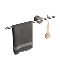 Minimalist towel rack without punching holes in the bathroom wall-mounted bathroom cool towel bar storage rack bathroom wall storage rack