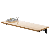 Wall storage rack folding table punch-free one-word partition kitchen wall-mounted multi-functional partition display bookshelf table