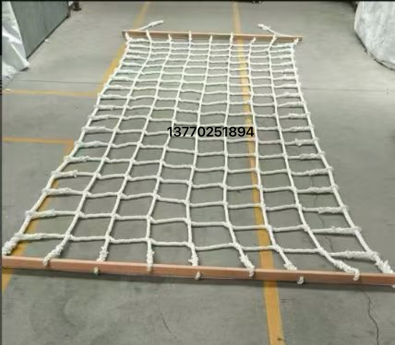 Marine Life-Saving Climbing Net, Outdoor Climbing Net, Training Climbing Net, Life-Saving Net, Climbing Net, Wooden Safety Net
