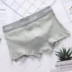 Cotton đồ lót nam thời trang cotton sọc eo quần short chữ thể thao thanh niên U lồi thiết kế boxer đầu bán đồ lót nam nữ Nam giới