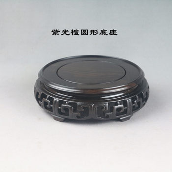 New chinese style purple sandalwood teapot base