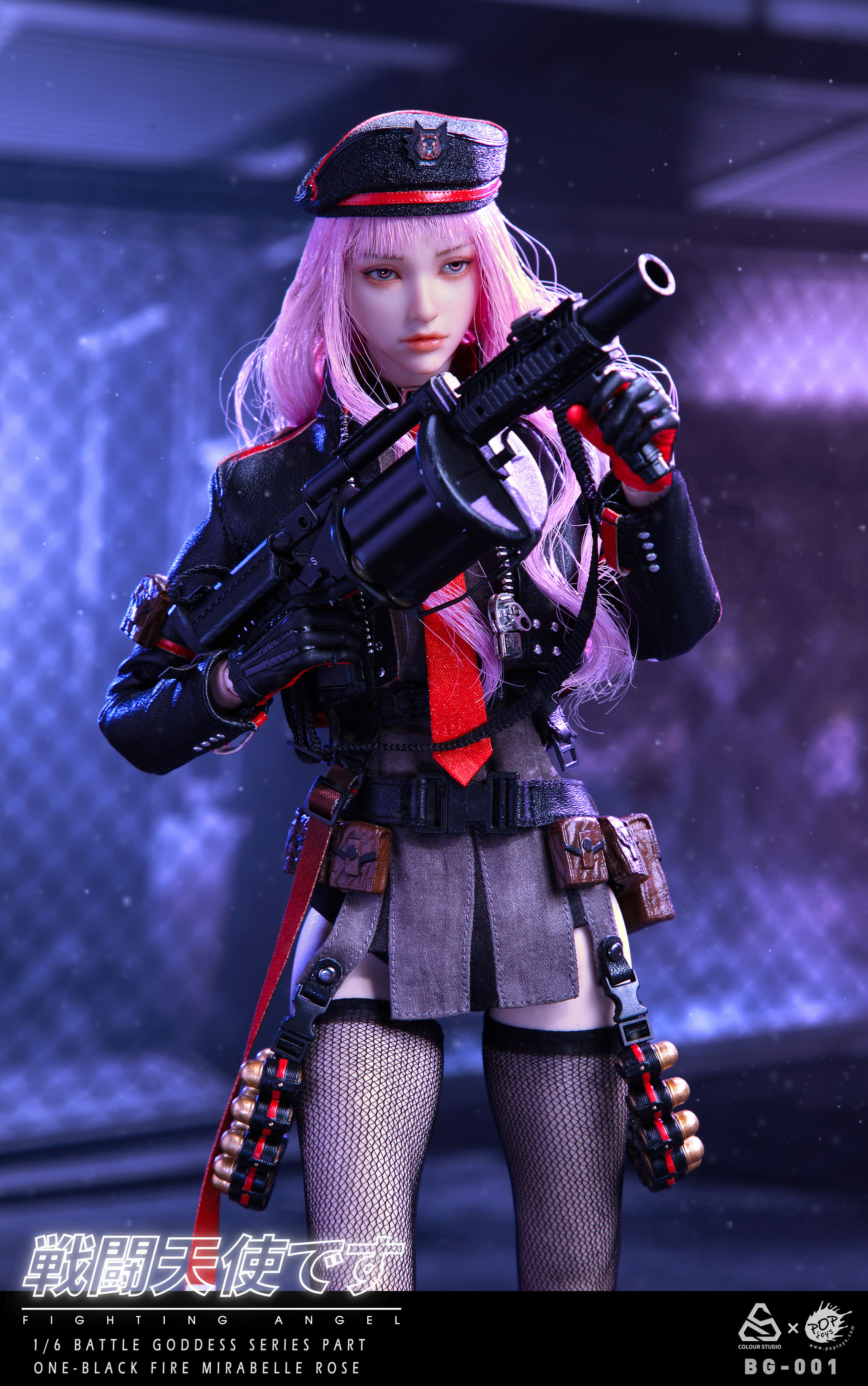 POPTOYS x COLOUR STUDIO 战斗天使黑火米拉贝尔.罗斯现货：1320元买到