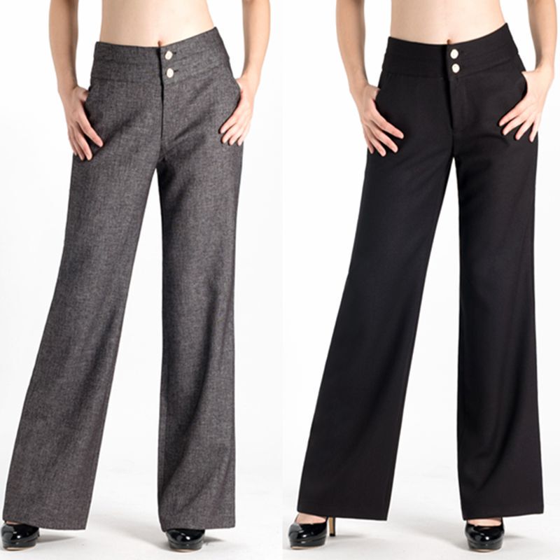 2026 Spring and Autumn New Women's Pants Wide-Leg Draped Non-Ironing High-Waisted Slimming Straight Casual Long Pants Wide-Leg Pants for Women