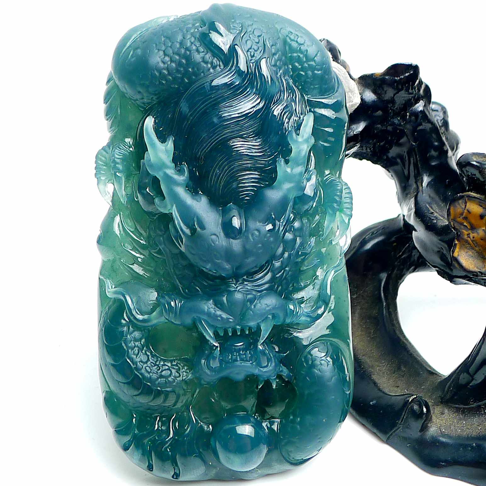 天然翡翠A貨雙面工老坑冰種立體藍水阿彌陀佛吊墜本命佛牌保A帶證-淘寶