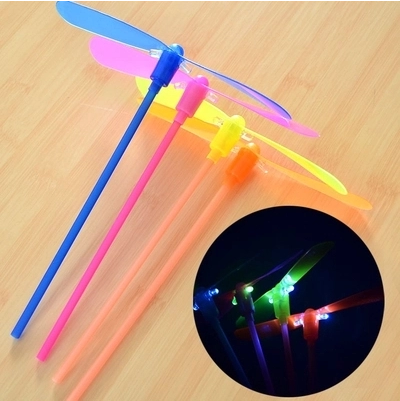 Luminous Bamboo Dragonfly Sparkling Bamboo Dragonfly Sky Fairy toy ground stall for hot selling luminous flashy toy