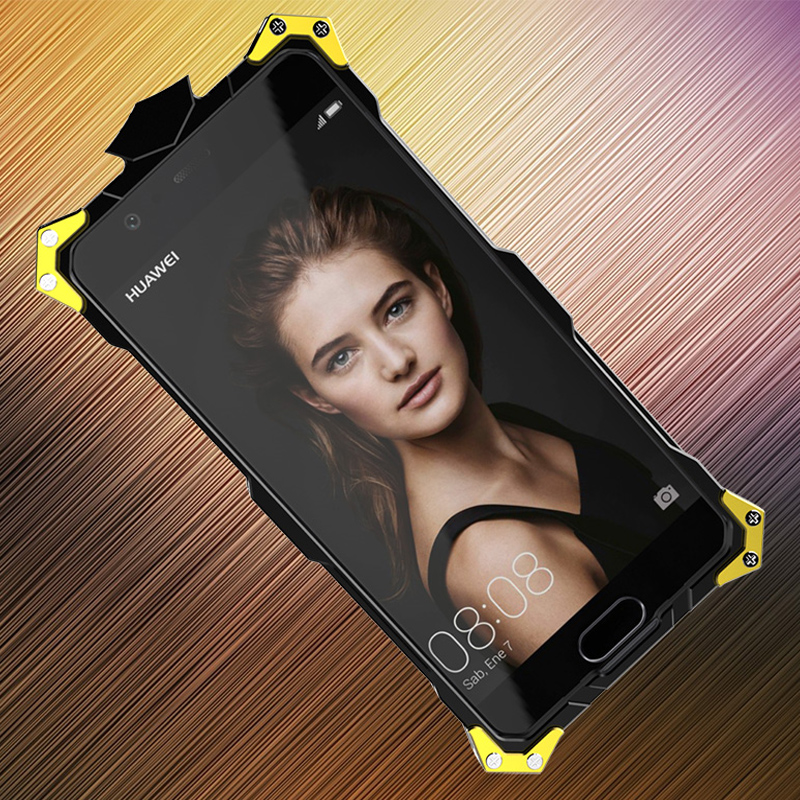 SIMON THOR Aviation Aluminum Alloy Shockproof Armor Metal Case Cover for Huawei P10 & Huawei P10 Plus