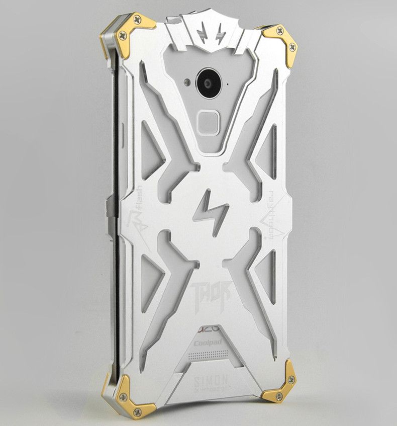 SIMON THOR Aviation Aluminum Alloy Shockproof Armor Metal Case Cover for Coolpad Note 3 8676