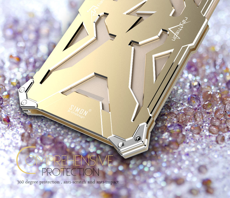 SIMON THOR Aviation Aluminum Alloy Shockproof Armor Metal Case Cover for Coolpad F2 8675