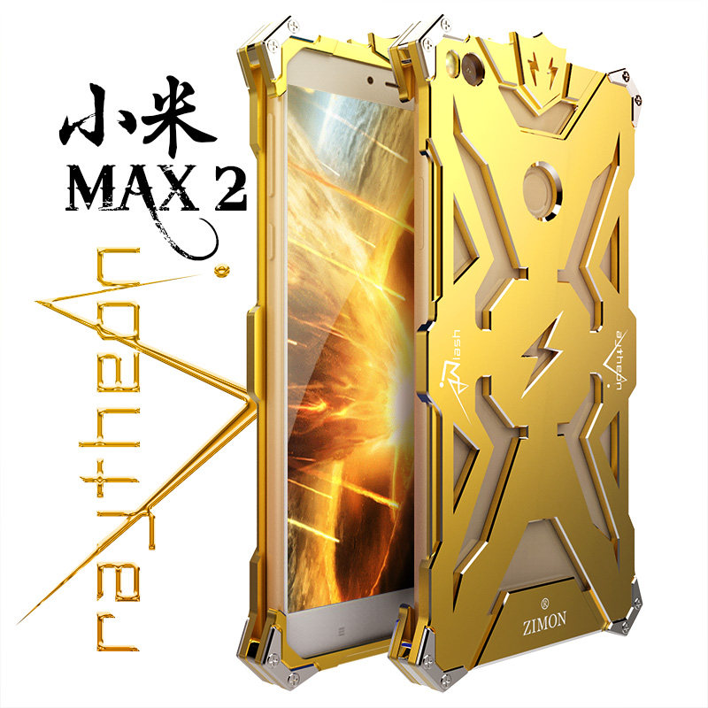 SIMON THOR Aviation Aluminum Alloy Shockproof Armor Metal Case Cover for Xiaomi Mi Max 2