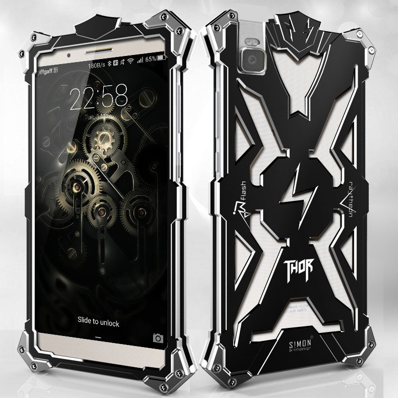 SIMON THOR Aviation Aluminum Alloy Shockproof Armor Metal Case Cover for Huawei Honor 7 & Honor 7i
