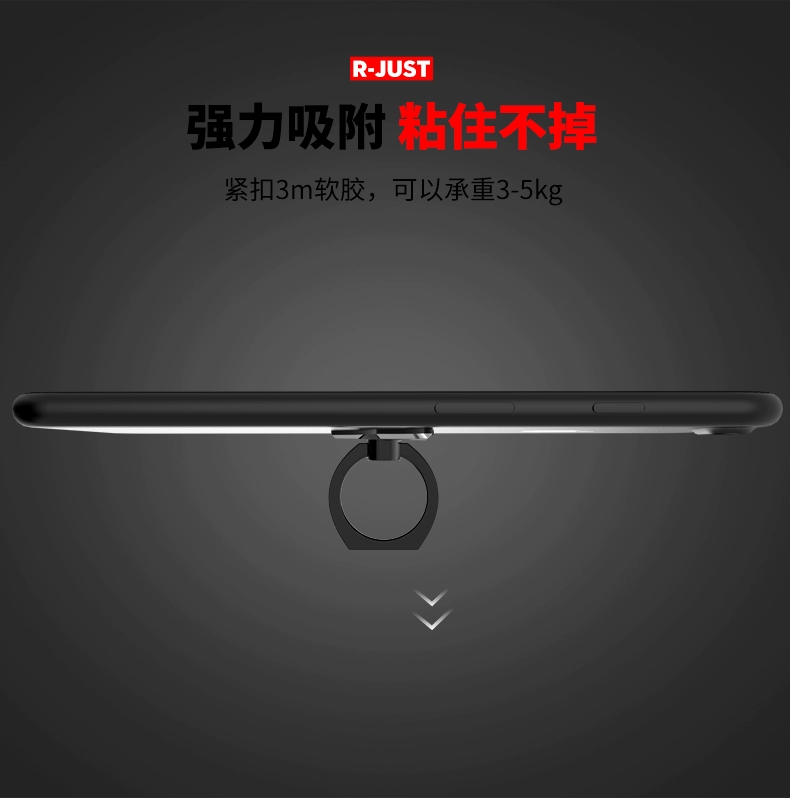 Điện thoại di động khóa vòng nhẫn Huawei khóa loại dán apple khung kim loại 6s phổ điện thoại di động vòng khóa 7 kê - Nhẫn nhẫn trọn nam vàng 18k