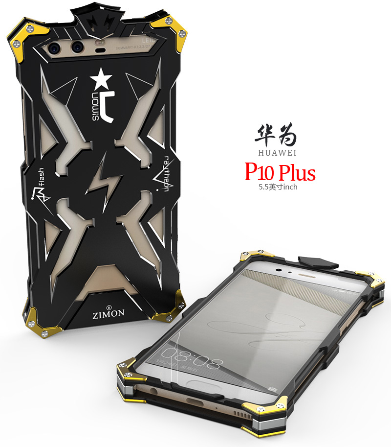 SIMON THOR Aviation Aluminum Alloy Shockproof Armor Metal Case Cover for Huawei P10 & Huawei P10 Plus
