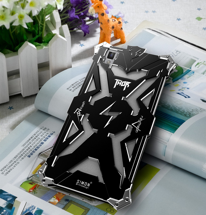 SIMON THOR Aviation Aluminum Alloy Shockproof Armor Metal Case Cover for OPPO A59 | OPPO A53 | OPPO A51