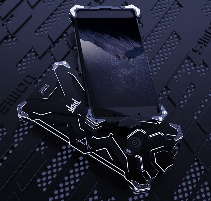 SIMON THOR Aviation Aluminum Alloy Shockproof Armor Metal Case Cover for Xiaomi Mi Note 2