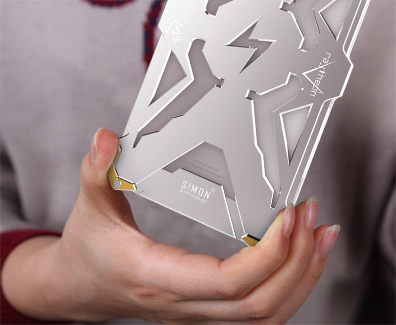 SIMON THOR Aviation Aluminum Alloy Shockproof Armor Metal Case Cover for MEIZU M5 Note