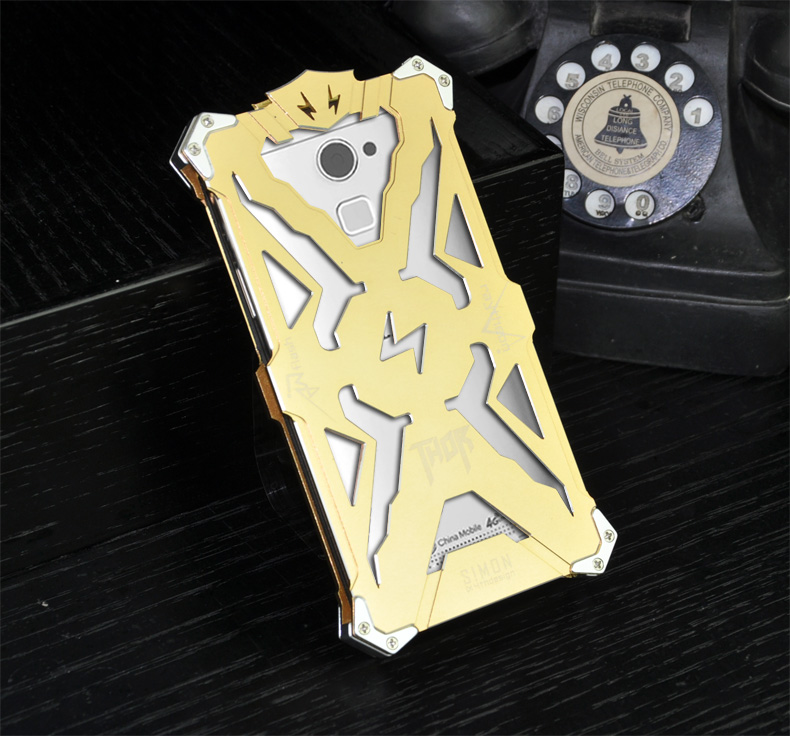 SIMON THOR Aviation Aluminum Alloy Shockproof Armor Metal Case Cover for Coolpad Y90