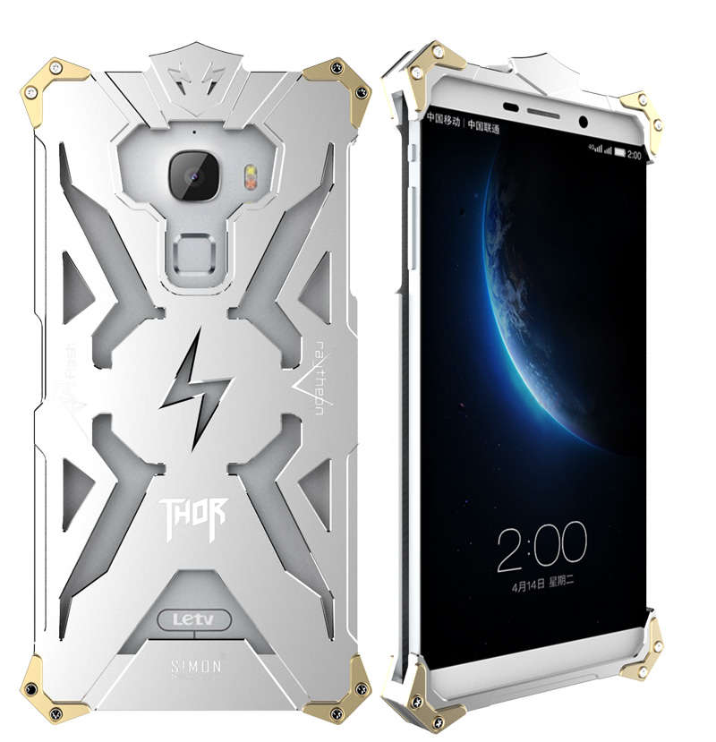 SIMON THOR Aviation Aluminum Alloy Shockproof Armor Metal Case Cover for LeTV Le Max X900