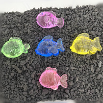 Childrens transparent plastic acrylic puzzle early to teach cute fish interactive male girl over home game gems to play