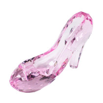 Childrens transparent acrylic fairy tale Cinderella crystal high heels ornaments toy gem birthday gift