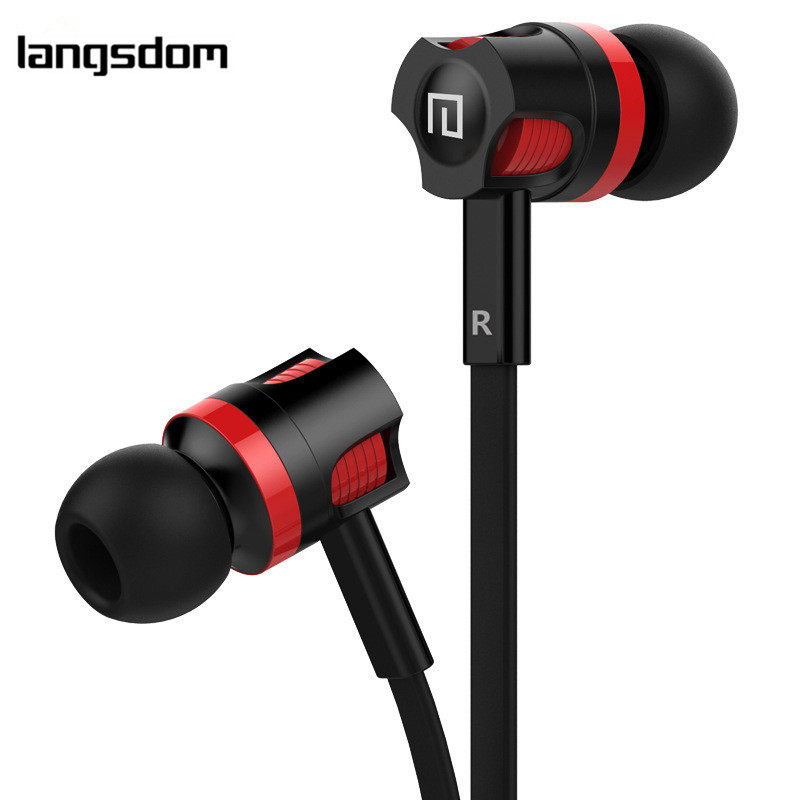 In-ear Headphones Apply Samsung Oppo Huawei Sports Earplugs Heavy Bass Vivo Line Control Singing Talk Glory
