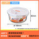 hộp cơm hâm nóng chefman Khóa và khóa hộp lưu trữ hộp cơm trưa hộp kín hộp hình chữ nhật bát thủy tinh hộp lưu trữ lò vi sóng hộp ăn trưa - Hộp cơm điện sưởi ấm hộp đựng cơm giữ nhiệt zojirushi