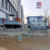 Fixed boarding bridge hydraulic loading and unloading platform platform platform elevator electric adjustment plate hydraulic boarding board bridge
