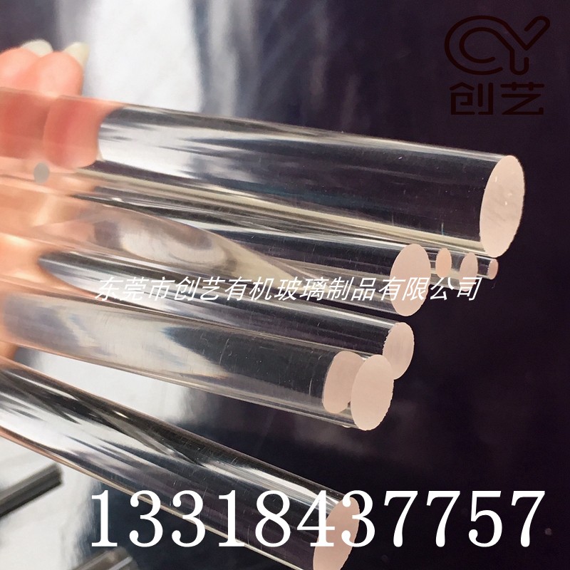 High transparent acrylic stick 40mm diameter 1 m long organic glass stick Color solid round bar Bubble Square Stick