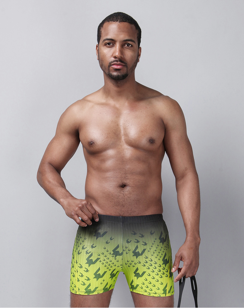 Xin Yuefeng quần bơi nam quần boxer quần bơi mùa xuân nóng thời trang đồ bơi nam cảm giác của thủy triều kích thước lớn quần bơi nam speedo chính hãng