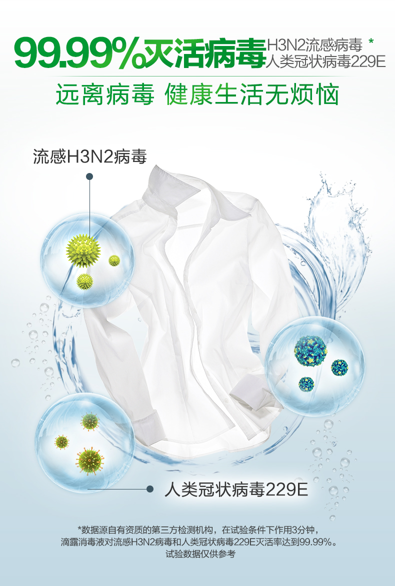 滴露 家用衣物消毒液750ml 图5