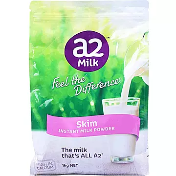 新西兰进口a2脱脂高钙成人牛奶粉