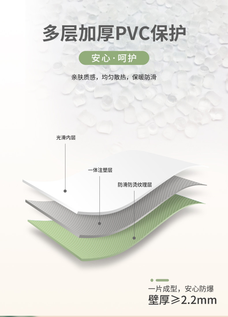 宏特  注水热水袋 暖水袋 500ml 图2
