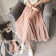 [Clearance Price] Summer Bohemian Chiffon Midi Skirt, Long Skirt, Ankle-Length, Flared Pleated Mesh Skirt, Beach Skirt