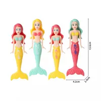 Игрушка, комплект, дайвинг, русалка, 4 шт
