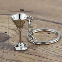 Коктейльный серебряный бокал