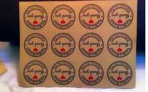 5 Price Bake Seal Onipped Pudding Bottle Letter thank you Round Seal Sticker