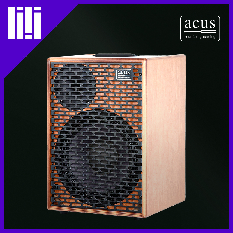 Italian ACUS ONE FOR STREET OUTDOOR ROADSHOW PORTABLE MOBILE FOLK FINGER Bullet Wood Guitar Speaker