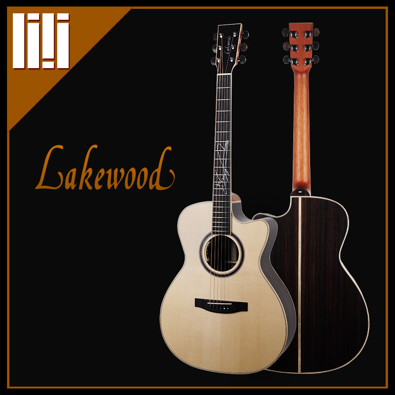 Guitar square German handmade Lakewood Lakewood Zheng Chenghe signature folk guitar acoustic guitar