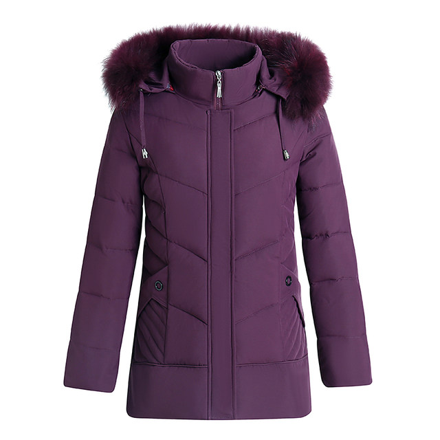 Middle-aged and elderly women's short cotton-padded jackets 2023 new cotton-padded jackets middle-aged women's down-padded jackets foreign style mother's winter coats