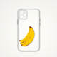 David Shrigley Artistic Minimalist Fruit and Bird Art Clear Phone Case for iPhone 17, 16, 15, 14 and 13
