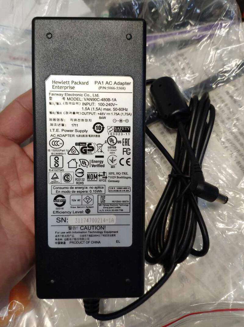 48V POE Power Adapter 84W 1 75A VAN90C-480