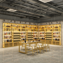Cellar Creative Floor Multi-layer Wine Light Red Wine Collection Display Frame Customized Restaurant Wine Racket